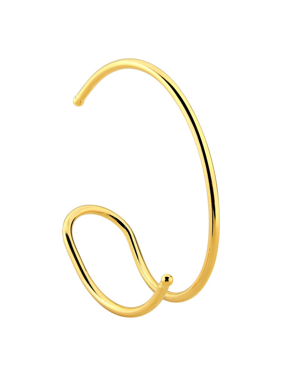 Meio Bracelete Liso Ajustável