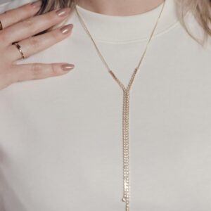 Colar Gravatinha com Zincônia