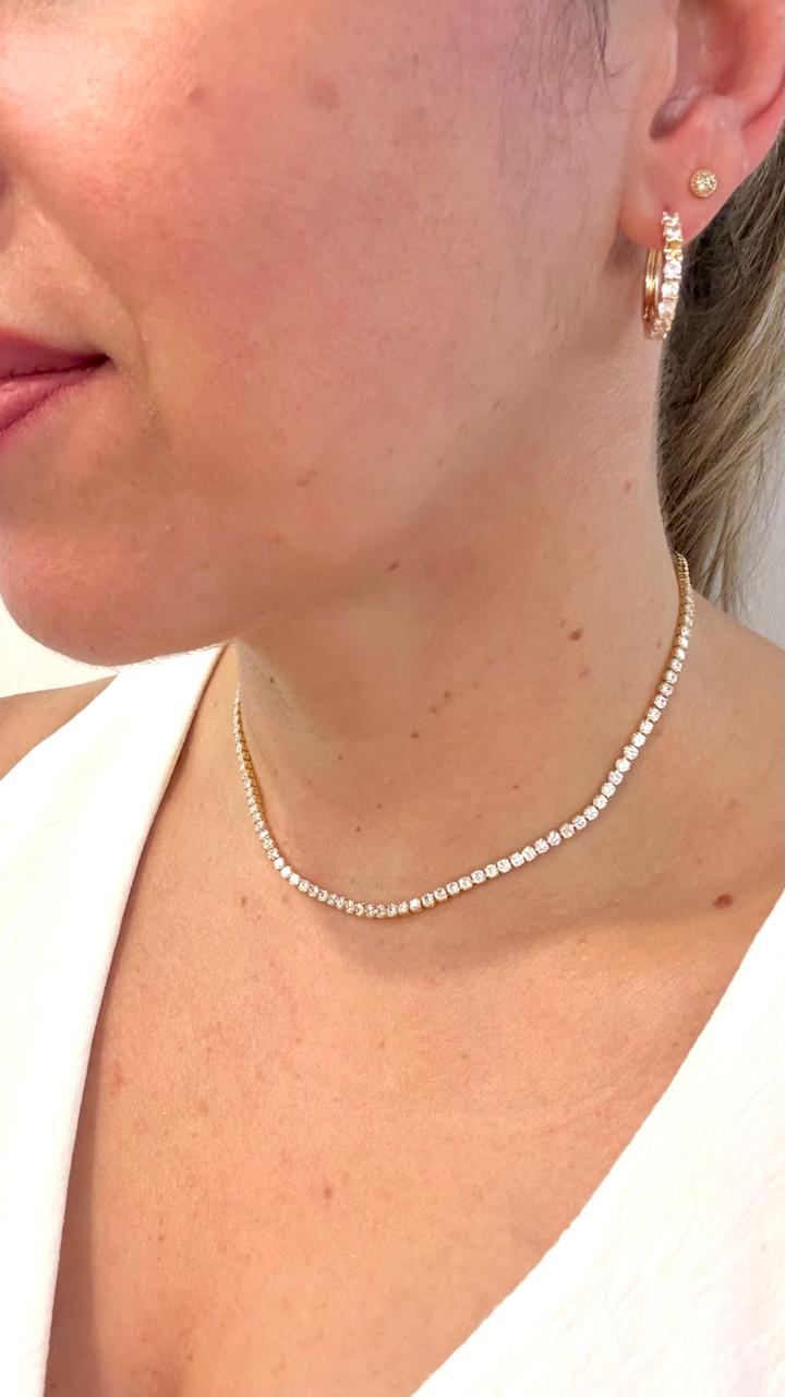 Colar choker Riviera Cristal