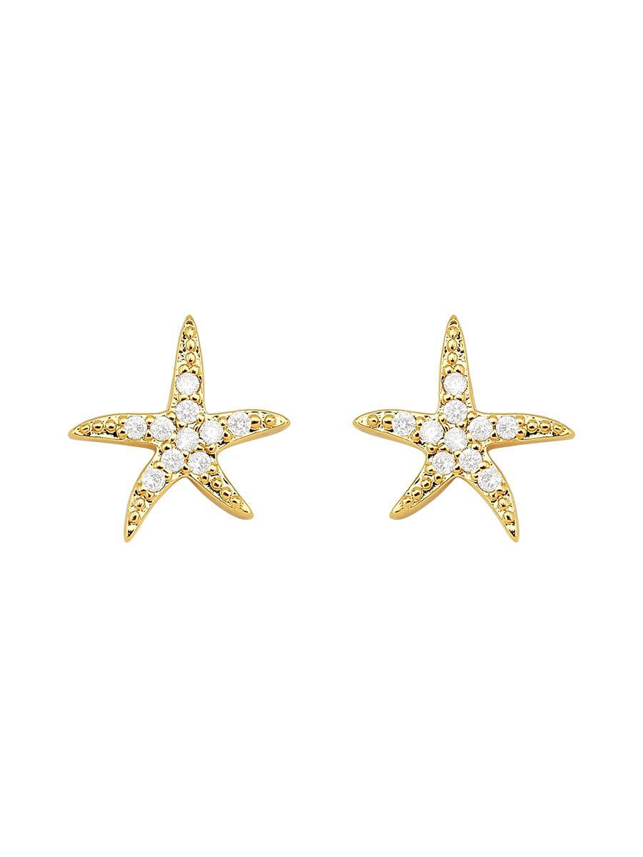 Brinco Estrela do Mar Cravejada