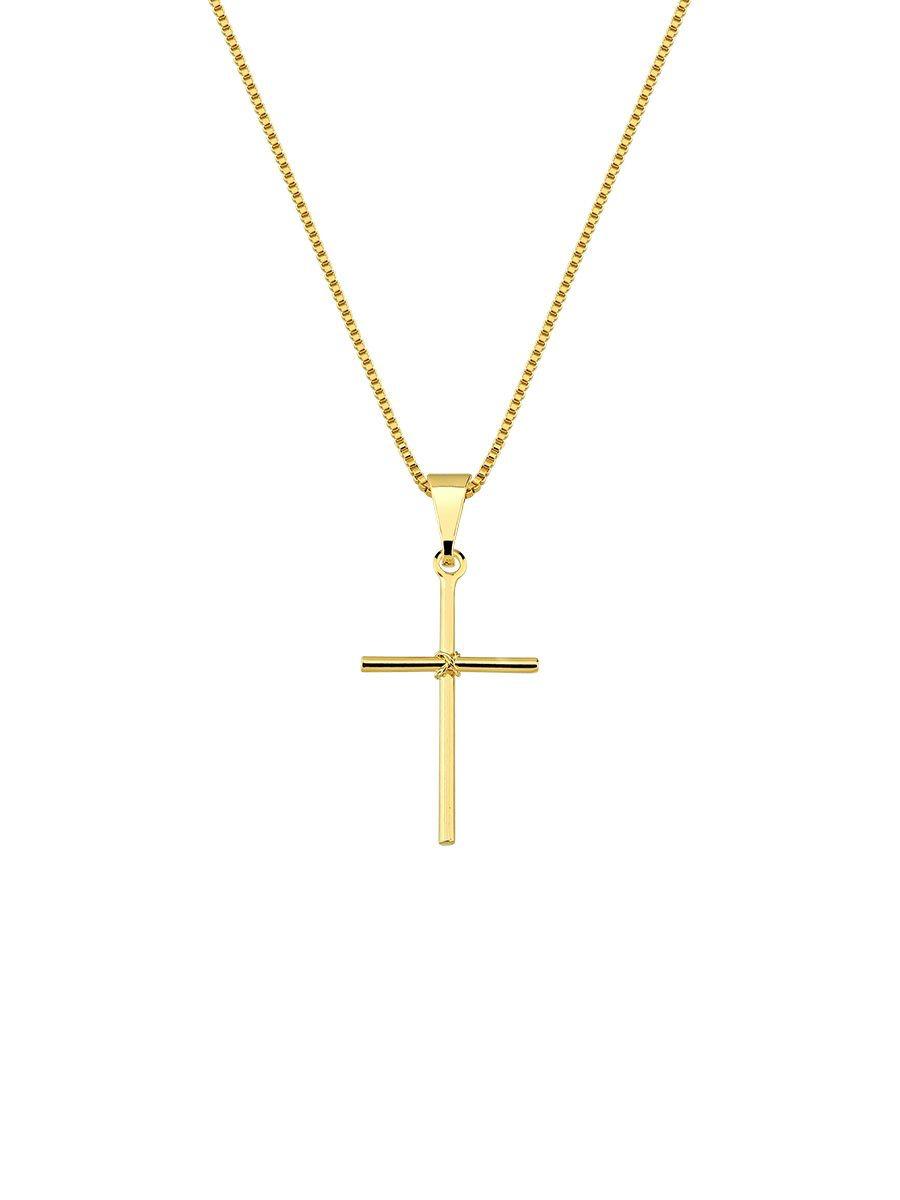 Colar Cruz com Manto Masculino 72cm