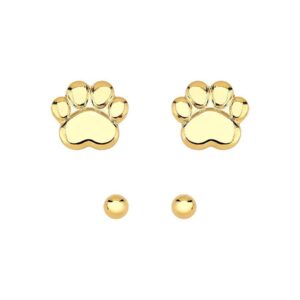 Dupla de Brinco Bola e Patinha Infantil