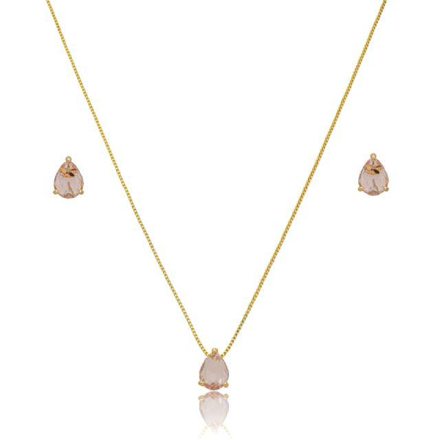 Conjunto Icônia Gota Rosa