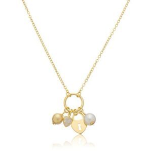 Colar Love Pérola Barroca em Elos