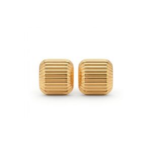 Brinco Dourado Esculpido