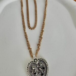 Colar Coração Imperial Longo