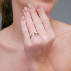 Anel Dueto Imperial Dourado