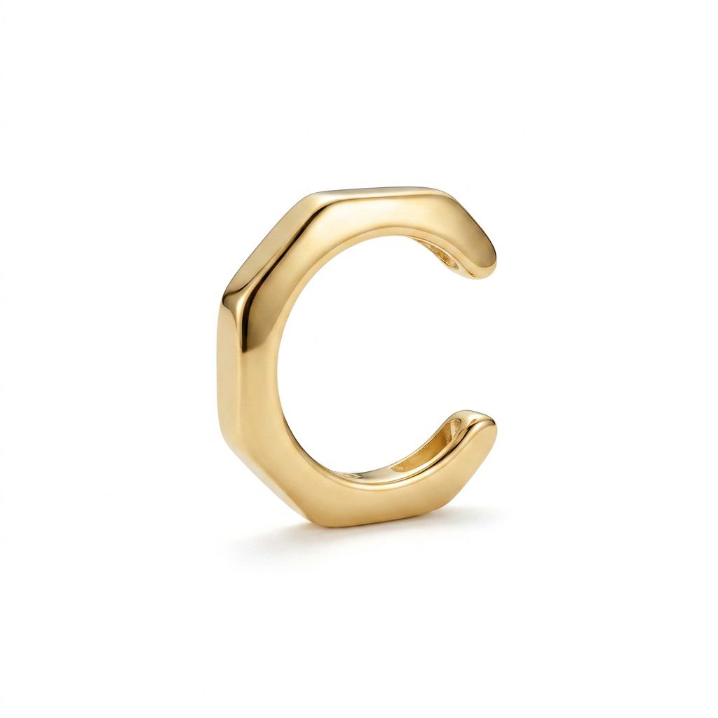 Piercing Liso Dourado