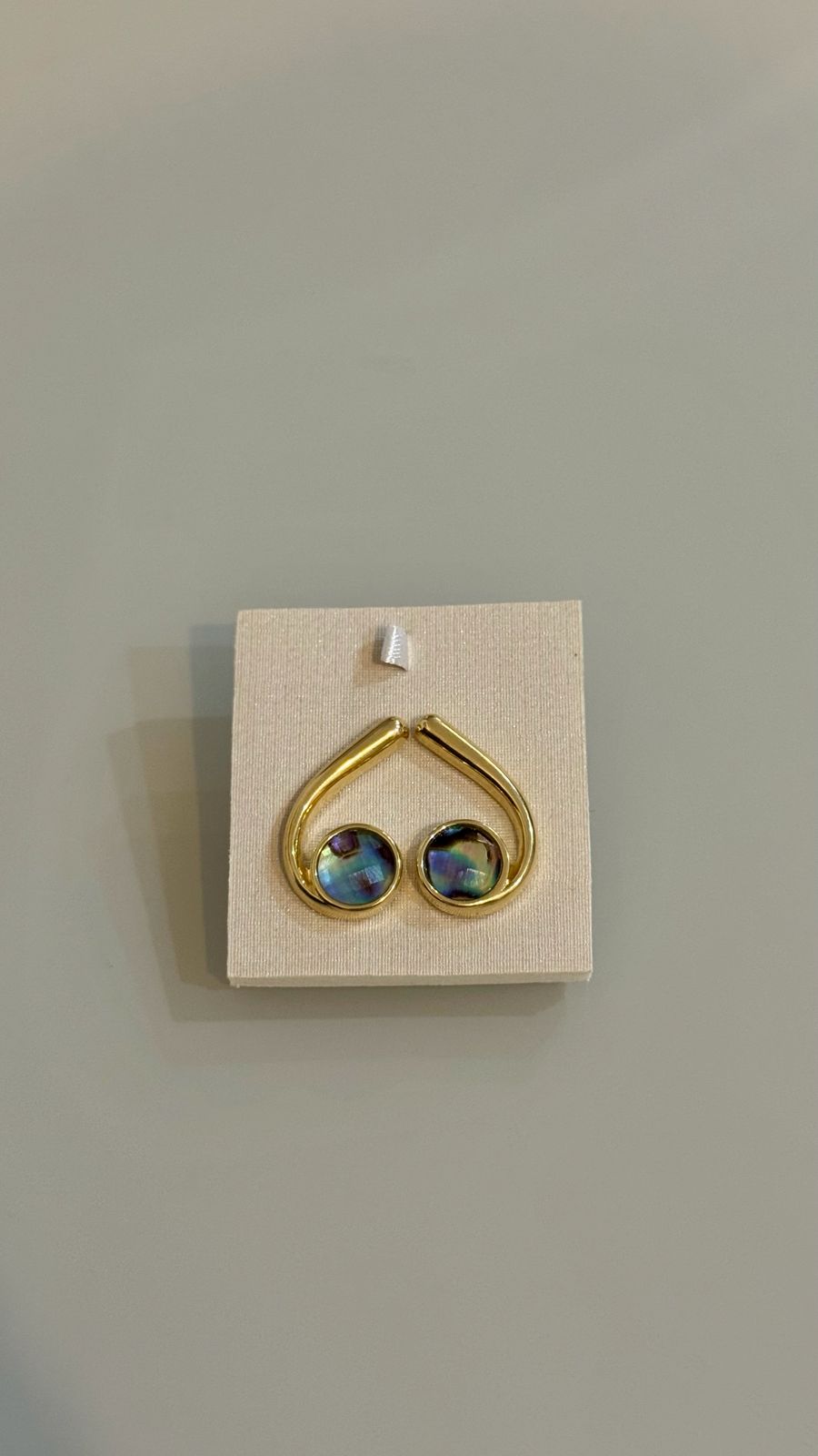 Brinco Gota Vazada Abalone